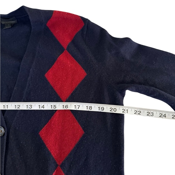 J. Crew Women's 100% Cashmere Dark Blue Cardigan Sweater Size S - Picture 8 of 9